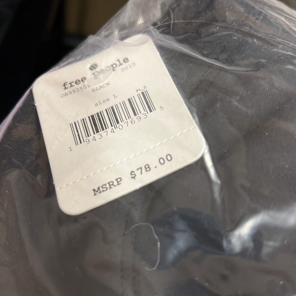 NWT Free People Movement Make A Move Bra black FP - Picture 5 of 5